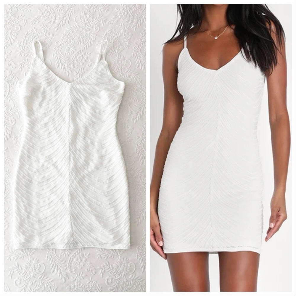 Lulu's White Mini Dress